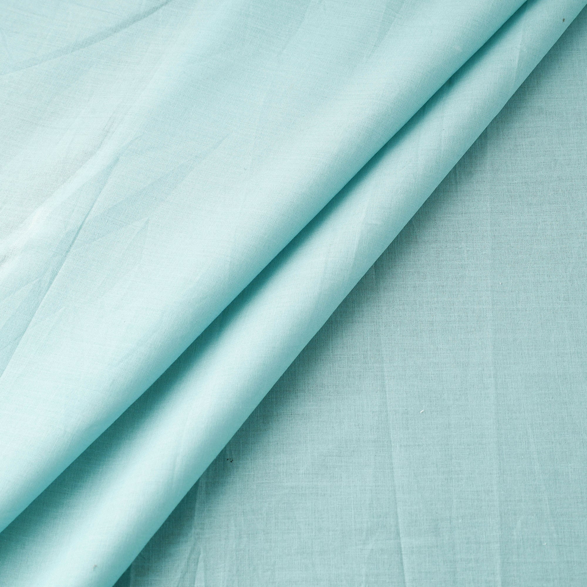 Blue - Prewashed Cotton Plain Fabric 18 - Image 2