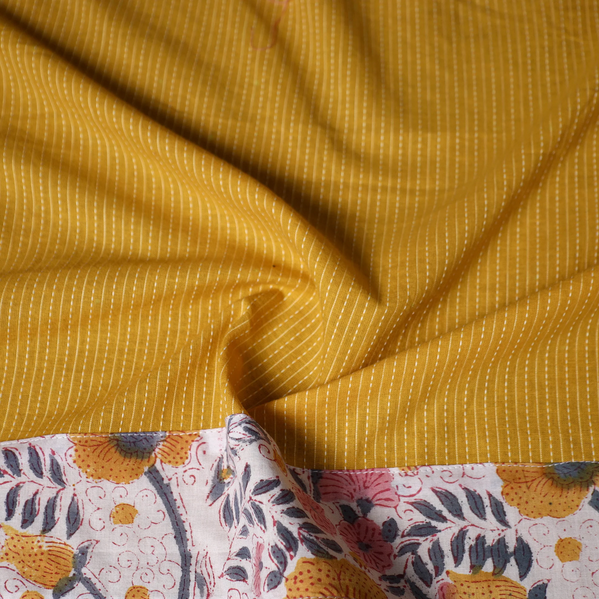 Running Stitch Plain Cotton Blouse Piece 23 - Image 3