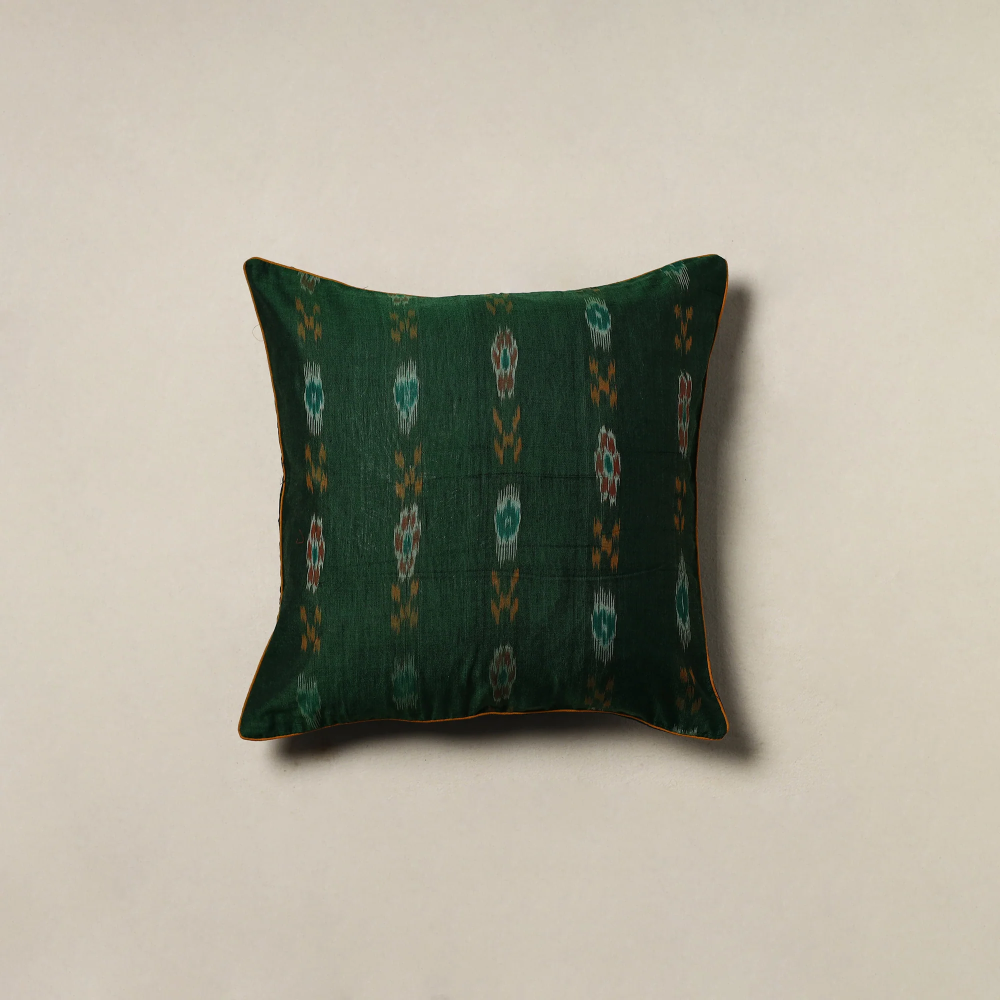 Sambalpuri Ikat Weave Cushion Cover (16 x 16 in) 09