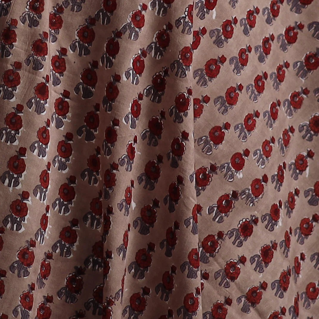 Sanganeri Hand Block Print Cotton Fabric 09 - Image 3