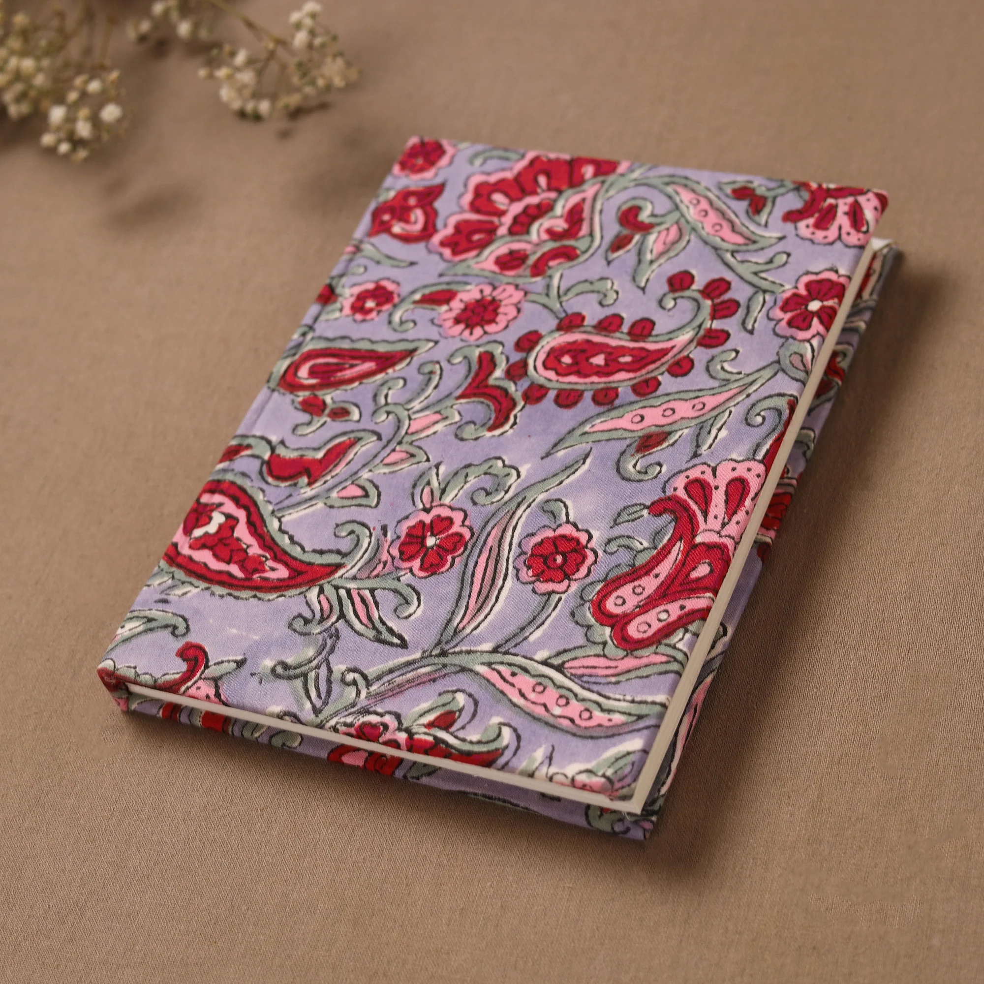Sanganeri Hand Block Print Cover Notebook (7 x 5) 21 - Image 2