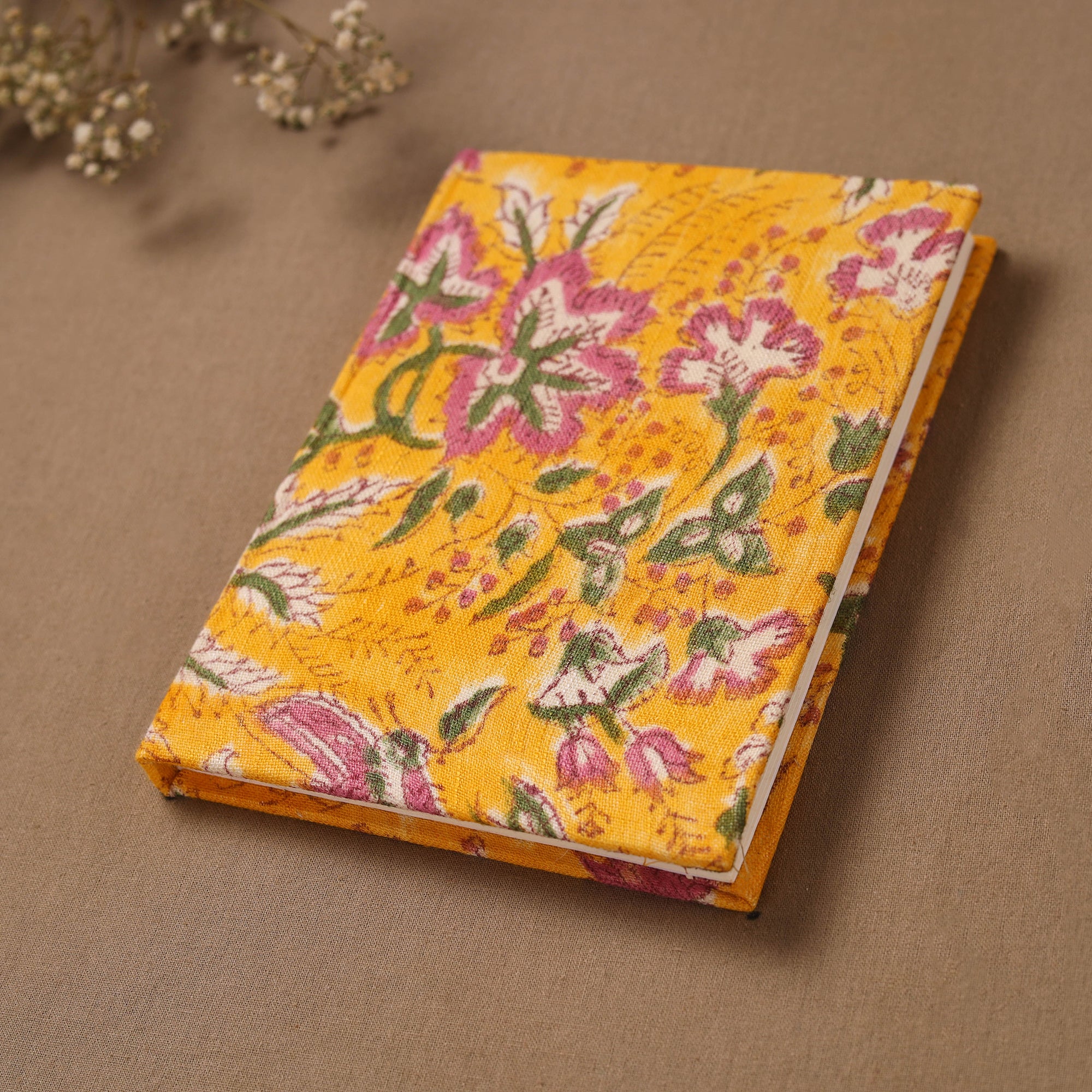 Sanganeri Hand Block Print Cover Notebook (7 x 5) 25 - Image 2