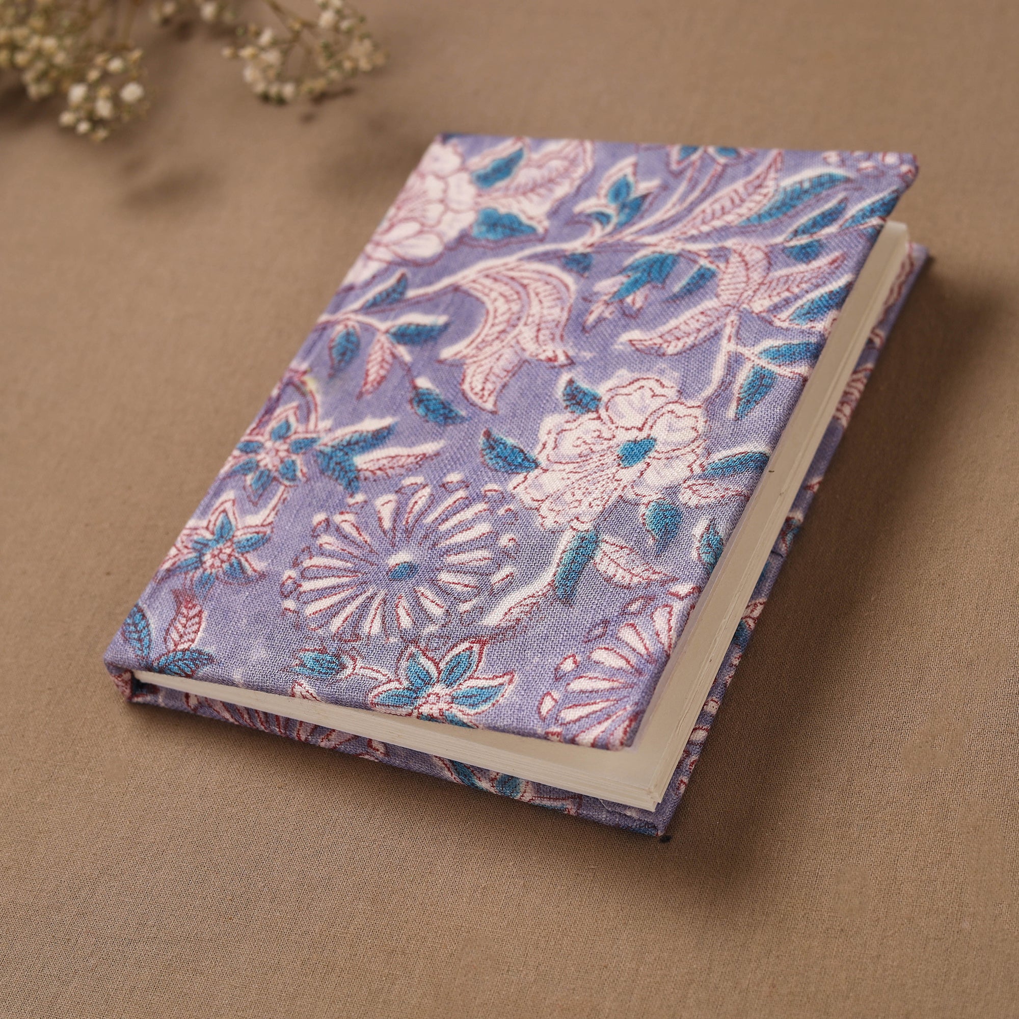 Sanganeri Hand Block Print Cover Notebook (7 x 5) 32 - Image 2