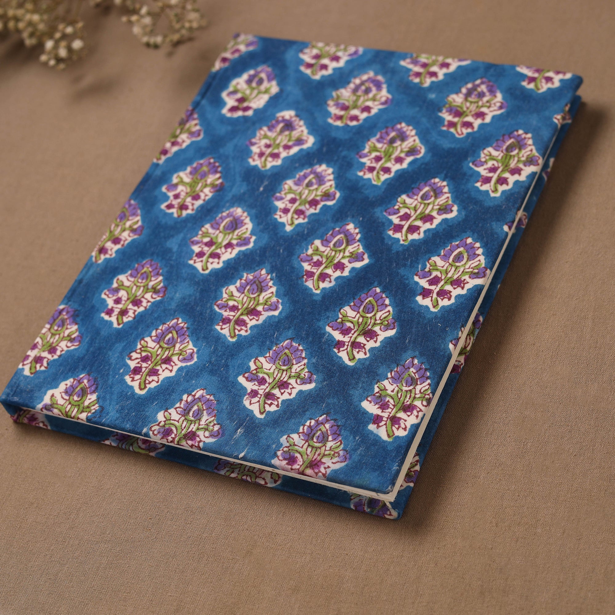 Sanganeri Hand Block Print Cover Notebook (9 x 7) 57 - Image 2