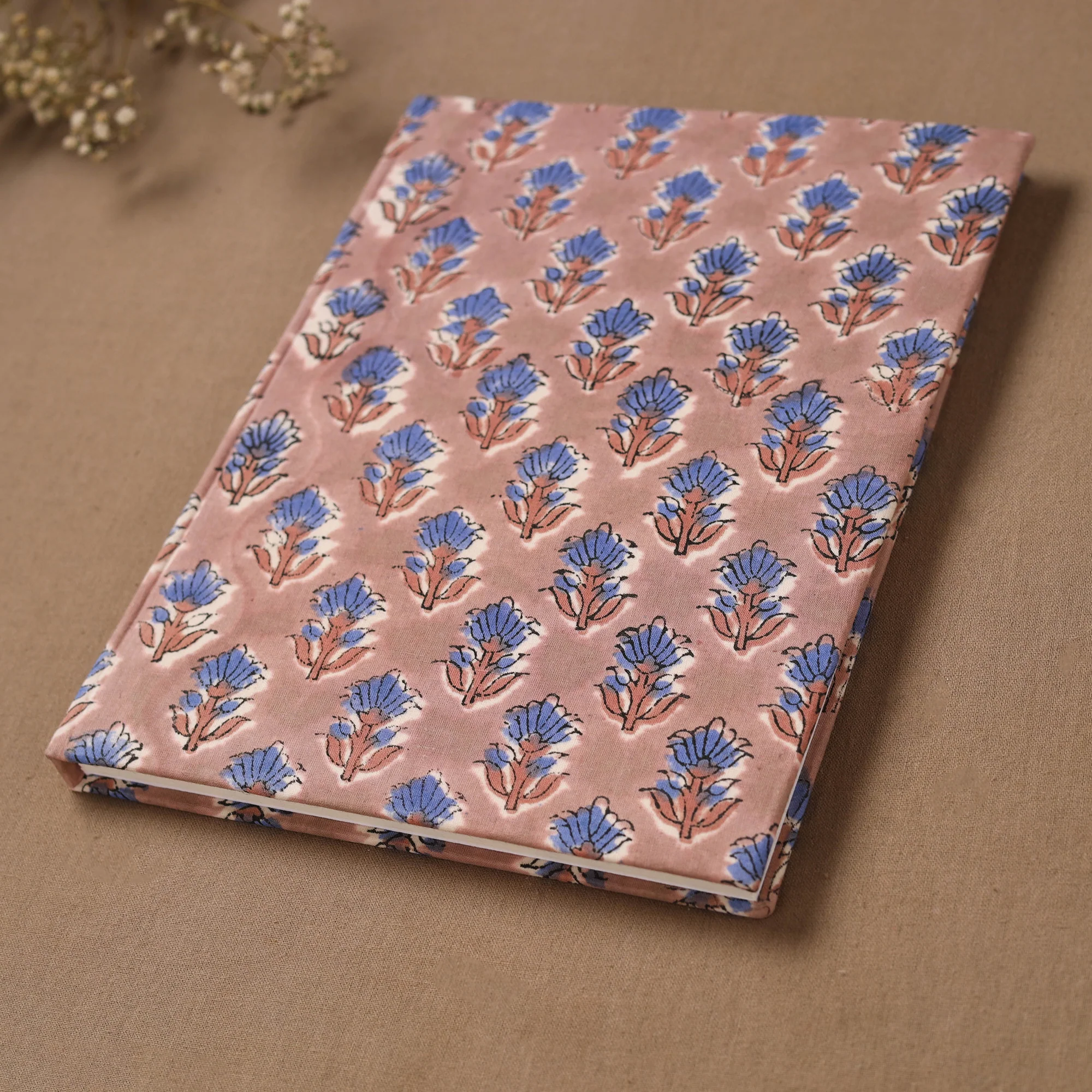 Sanganeri Hand Block Print Cover Notebook (9 x 7) 59 - Image 2
