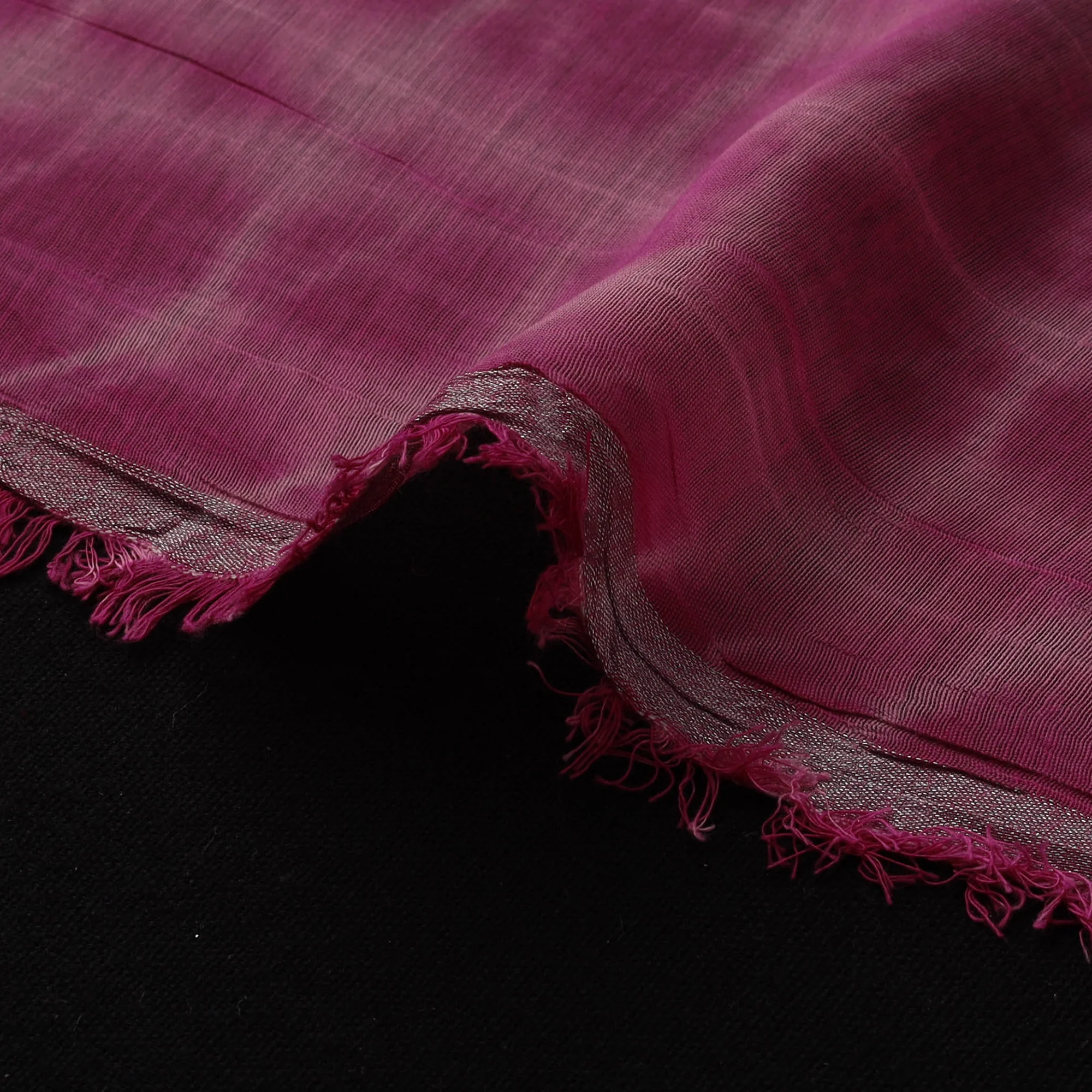 Pink - Shibori Tie-Dye Chanderi Silk Fabric 04 - Image 4