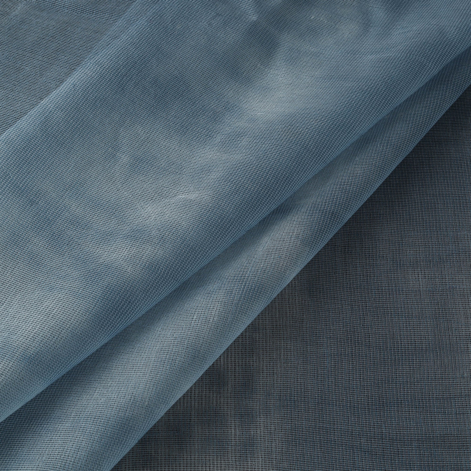 Blue - Shibori Tie-Dye Kota Doria Cotton Fabric 10 - Image 2