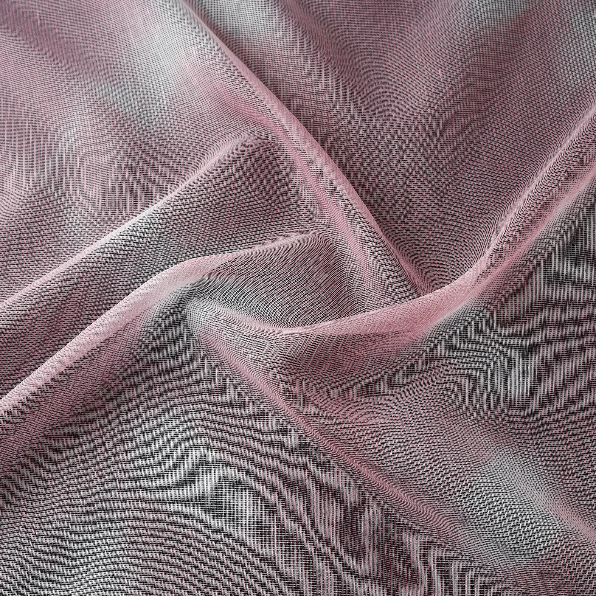 Pink - Shibori Tie-Dye Kota Doria Cotton Fabric 20 - Image 3
