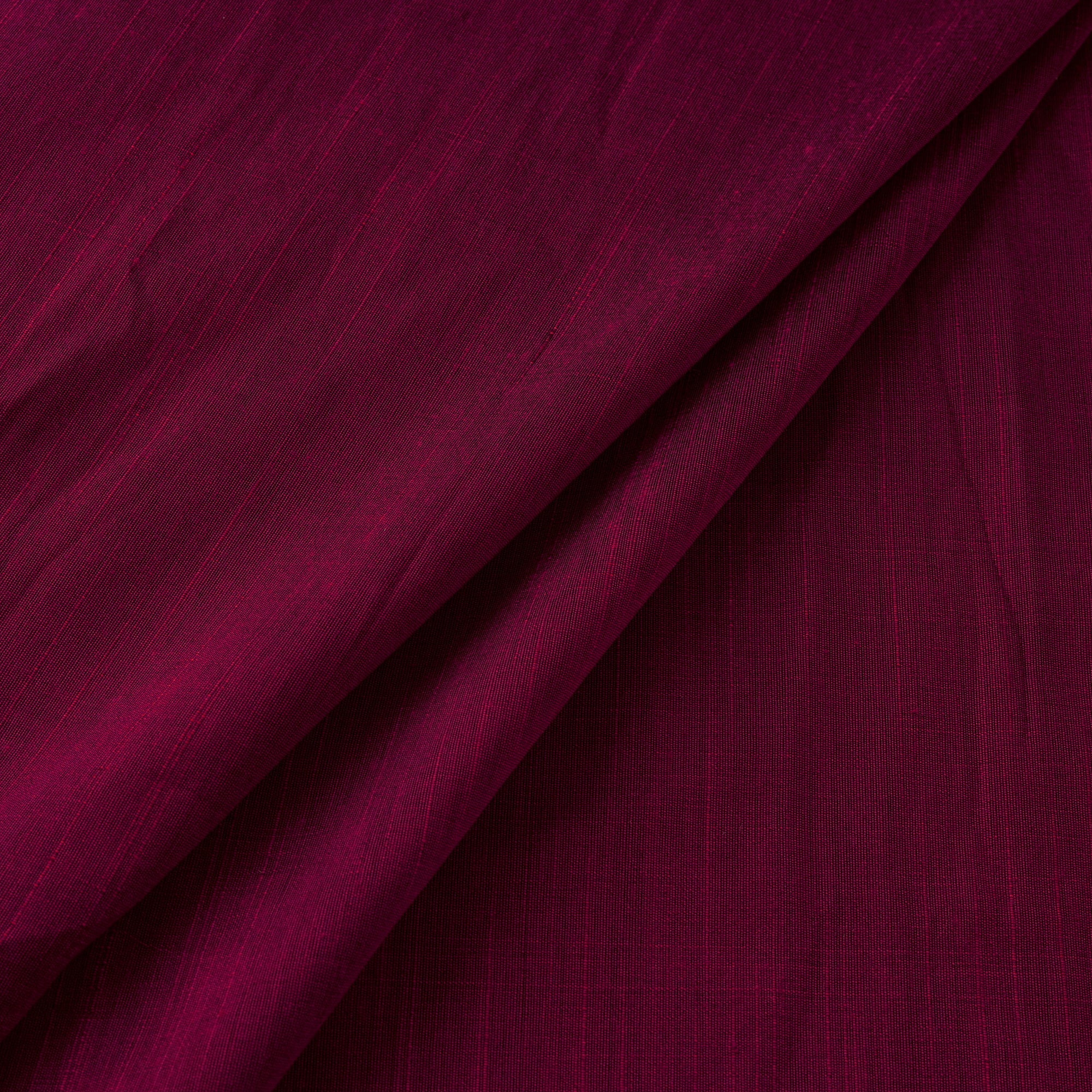 Purple - Slub Silk Plain Fabric 08 - Image 2