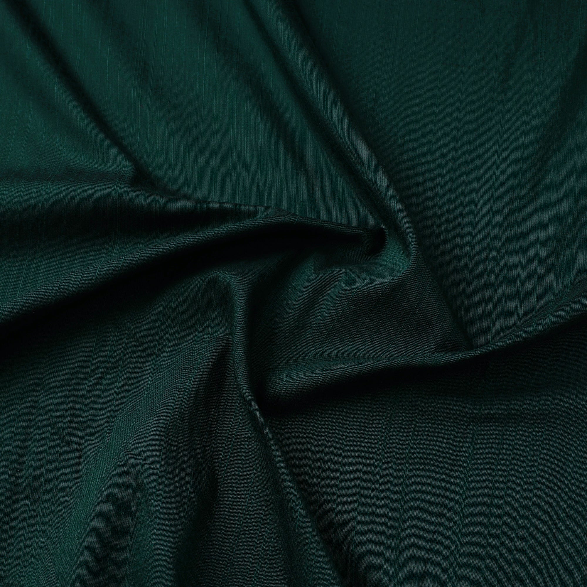 Green - Slub Silk Plain Fabric 08 - Image 3