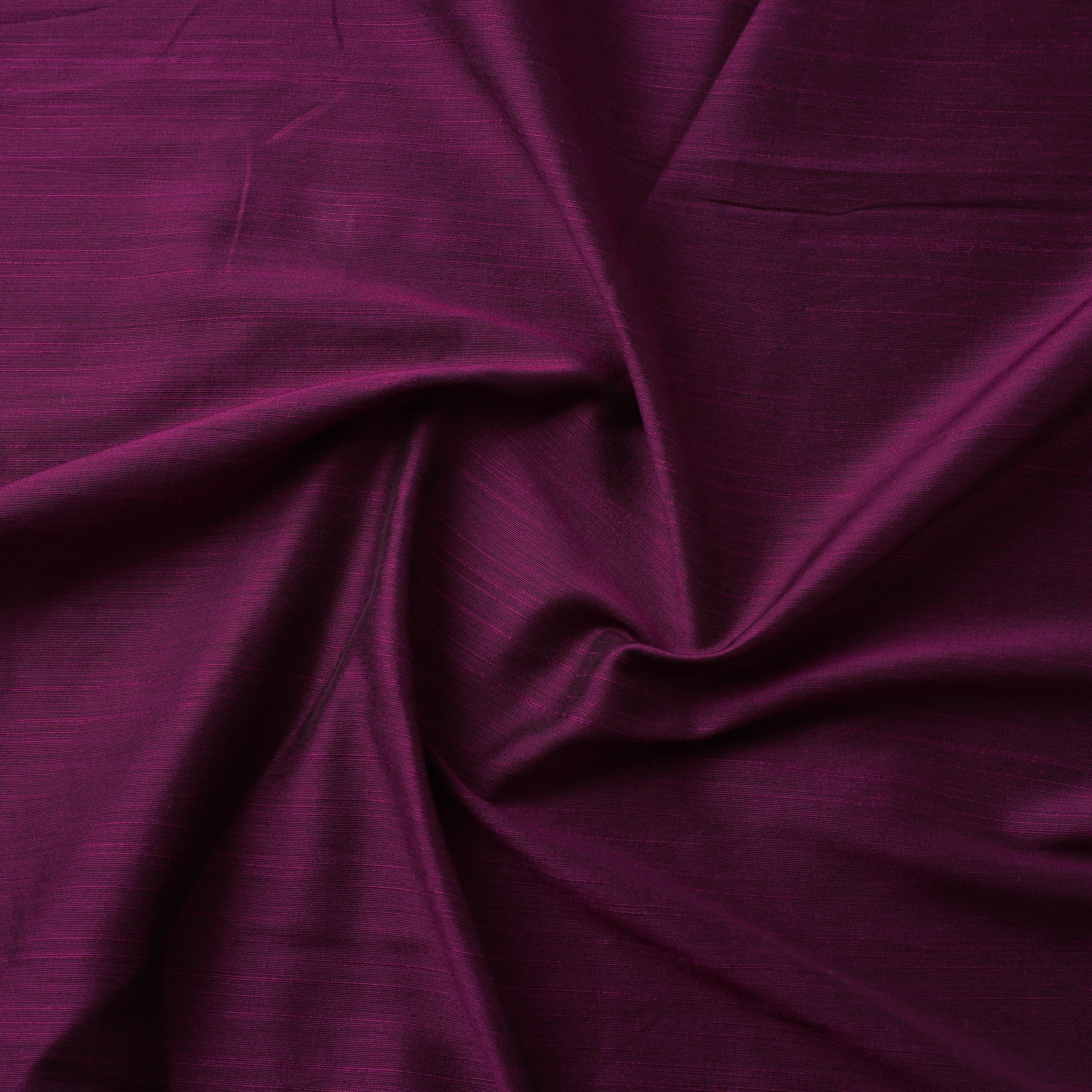 Purple - Slub Silk Plain Fabric 16 - Image 3