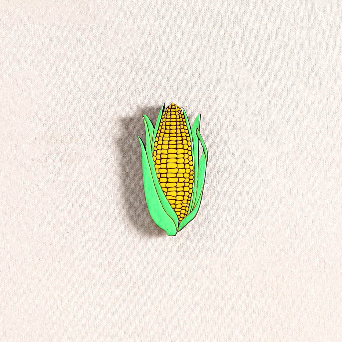 Sweet Corn Handpainted Fridge Magnet 63 - Image 2