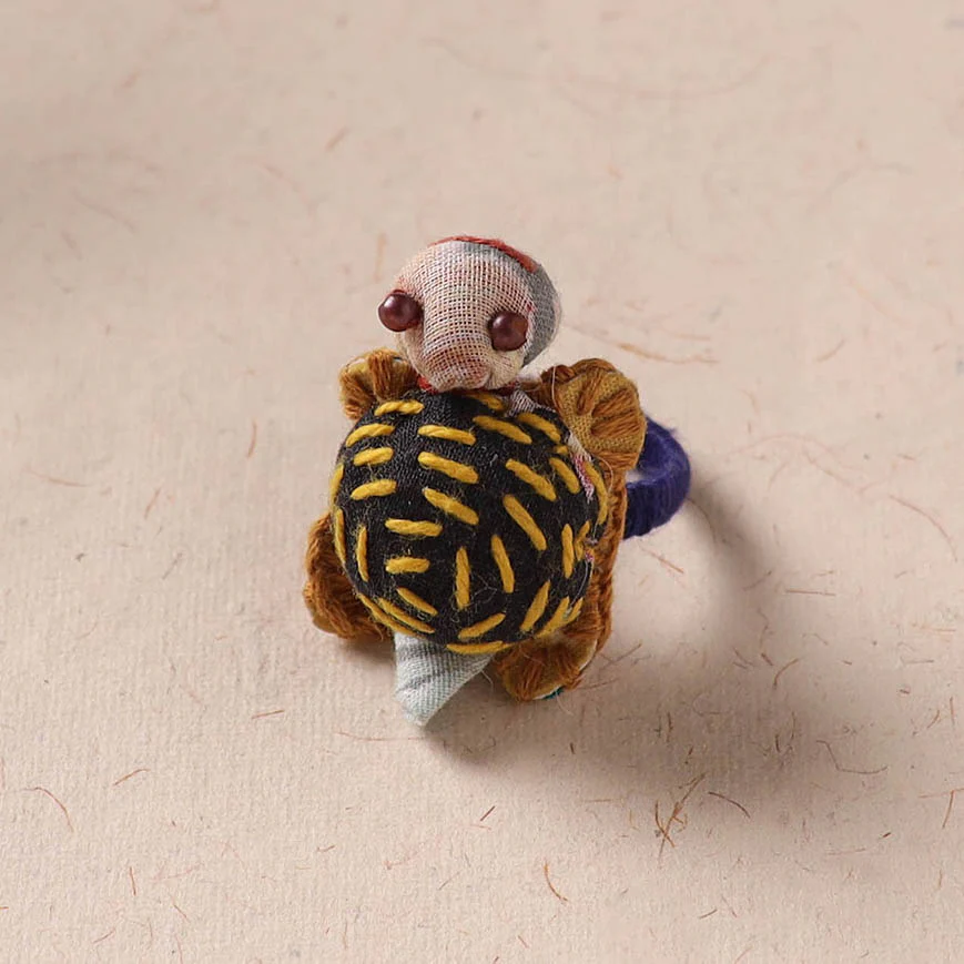 Tortoise - Handmade Fab Artwork Ring 09 - Image 2
