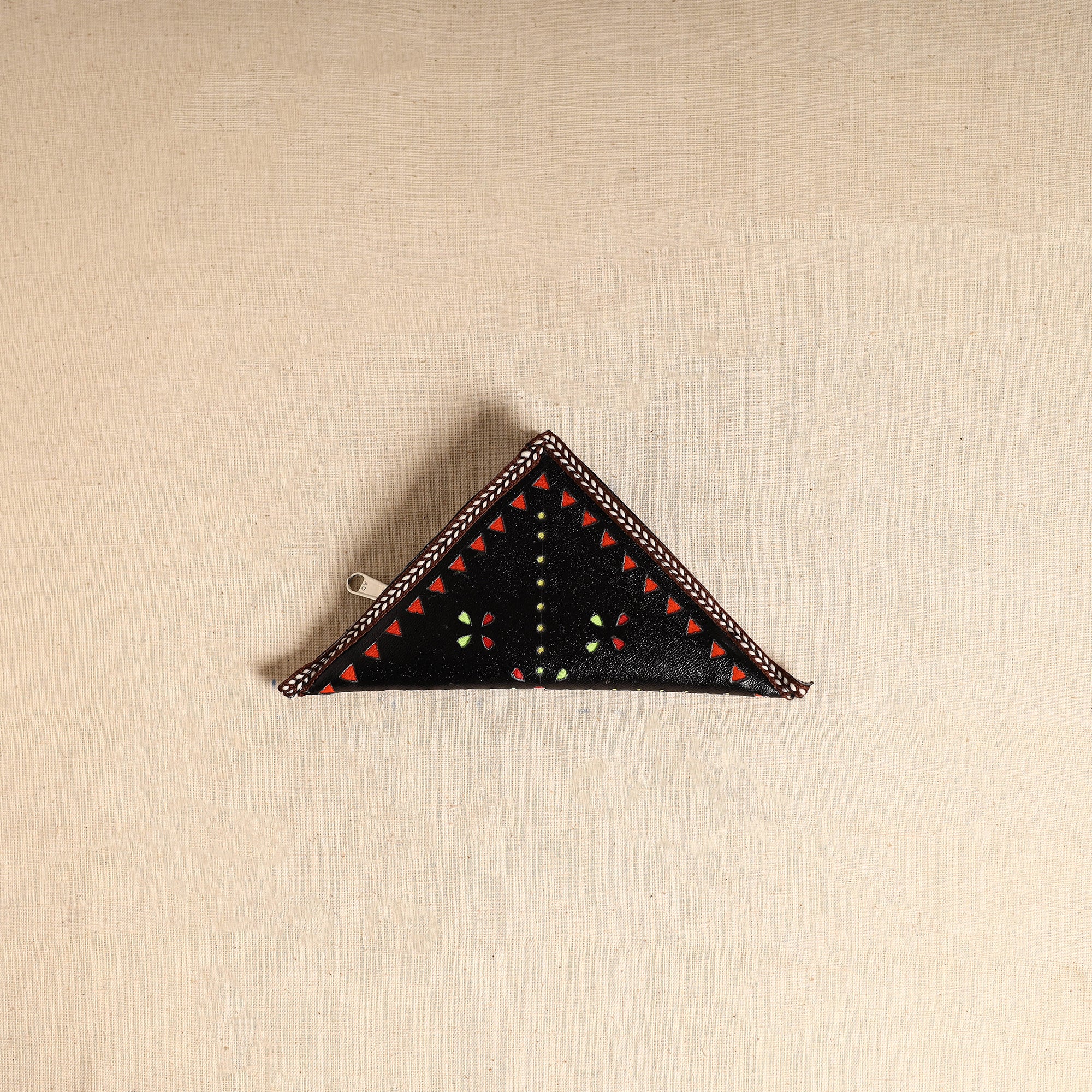 Traditional Kutch Leather Clutch / Wallet  87 - Image 3