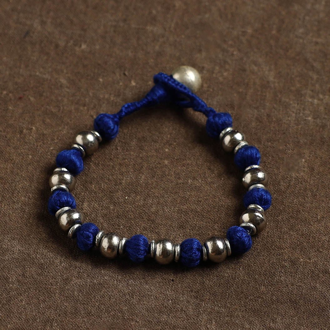 Tribal Odisha Dokra Threadwork Handmade Anklet 114 - Image 2
