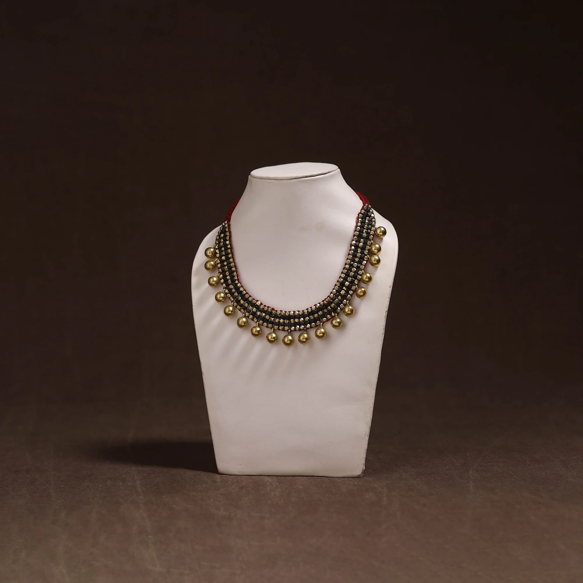 Tribal Odisha Dokra Threadwork Handmade Choker Necklace 22