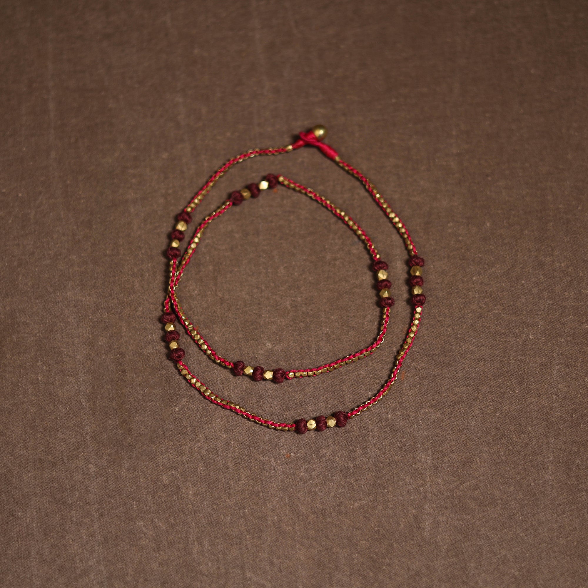 Tribal Odisha Dokra Threadwork Handmade Long Necklace 12 - Image 3